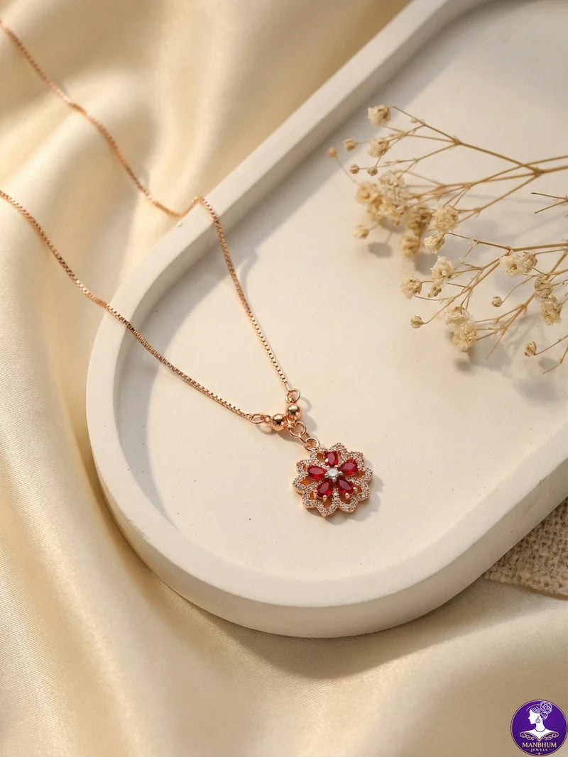 Red Bloom Pendant