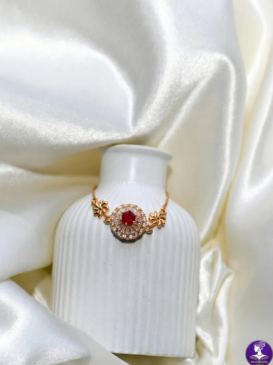 Ruby Bloom Luxe Bracelet