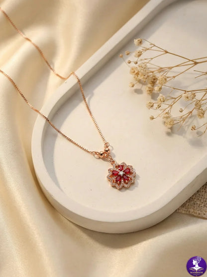 Red Bloom Pendant