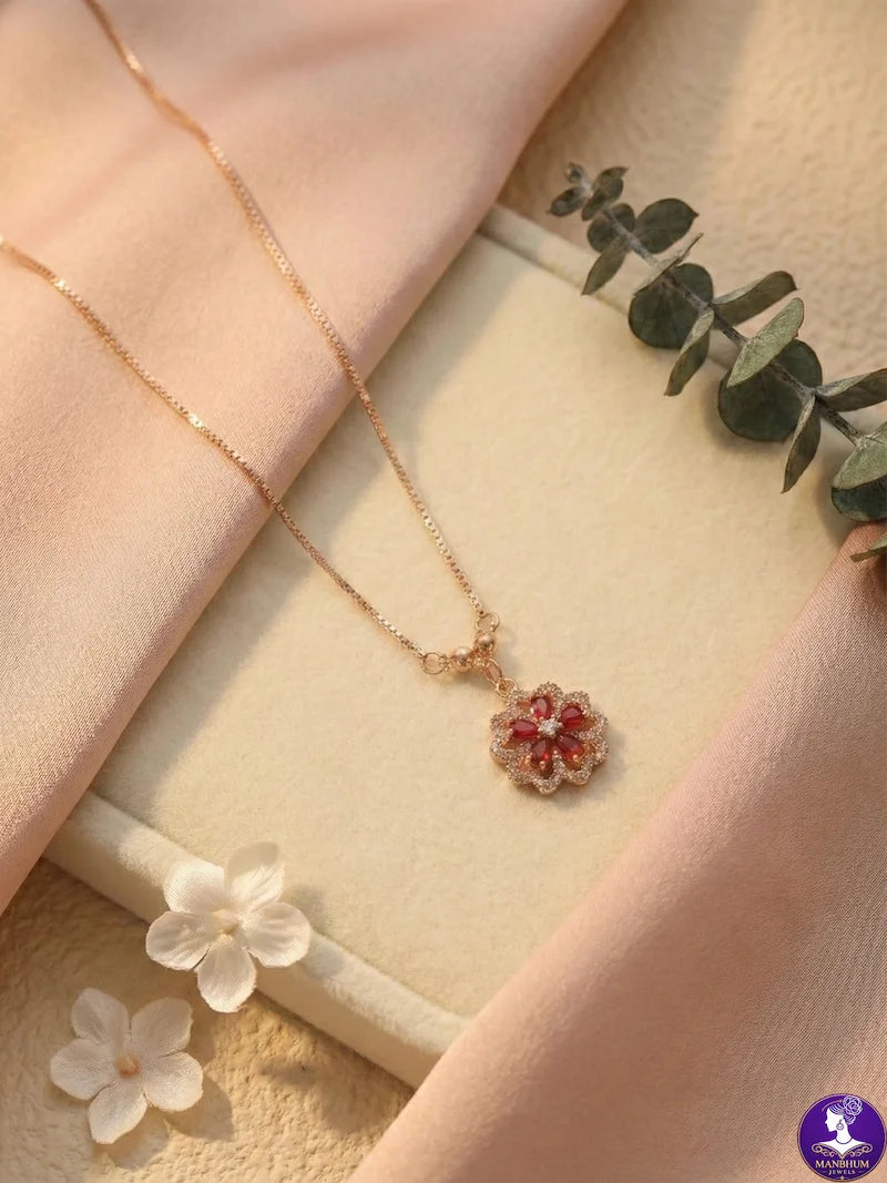 Red Bloom Pendant