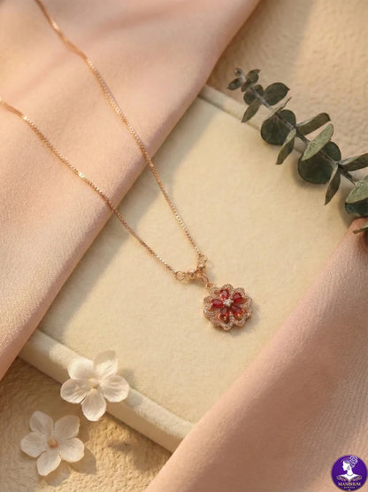 Red Bloom Pendant