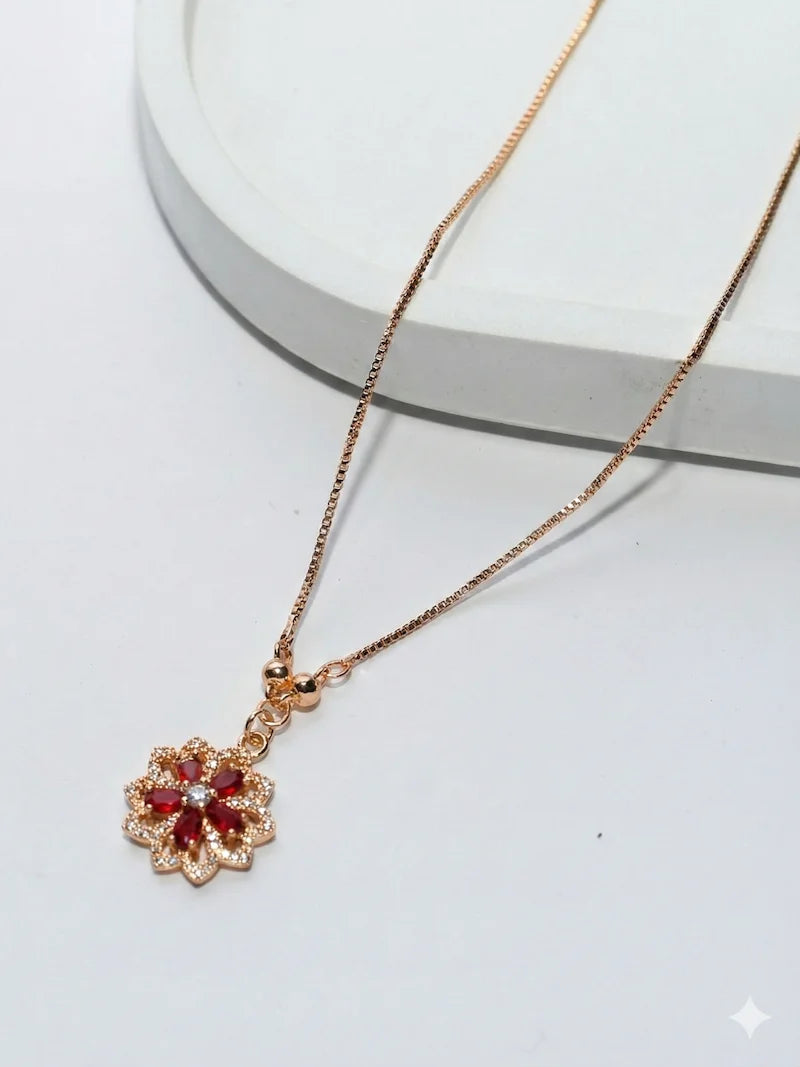 Red Bloom Pendant